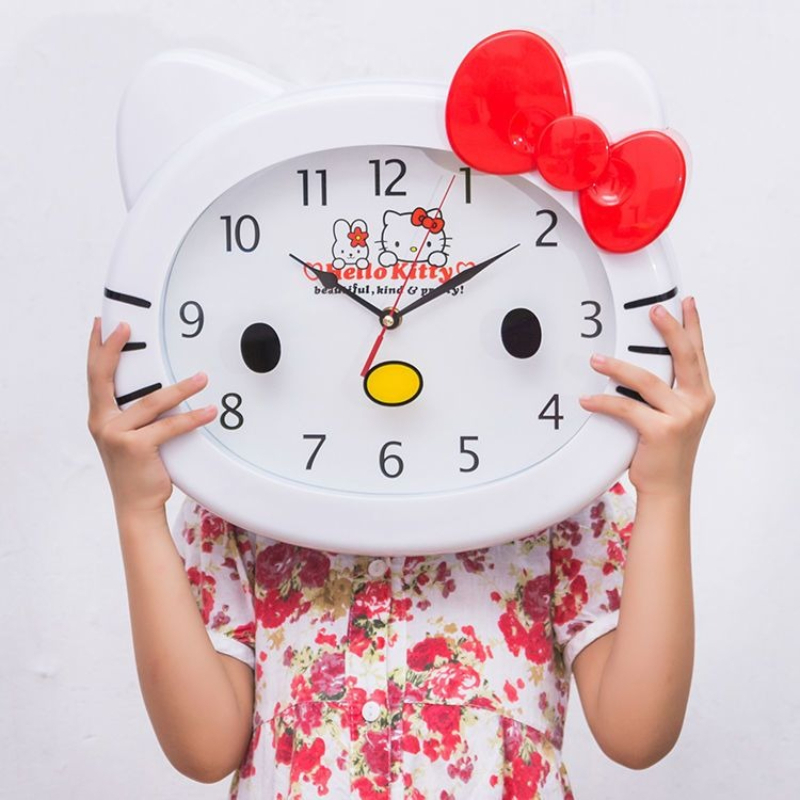 Home Improvement Tv Show - Relógio de Parede Silencioso Sanrio HelloKitty,