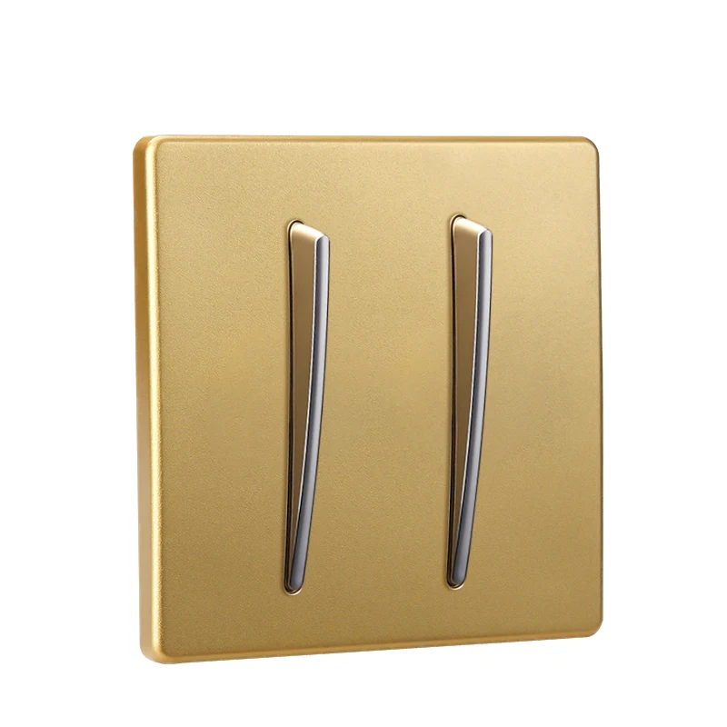 Home Improvement Years - Golden Wall Lamp Switch Panel, Home