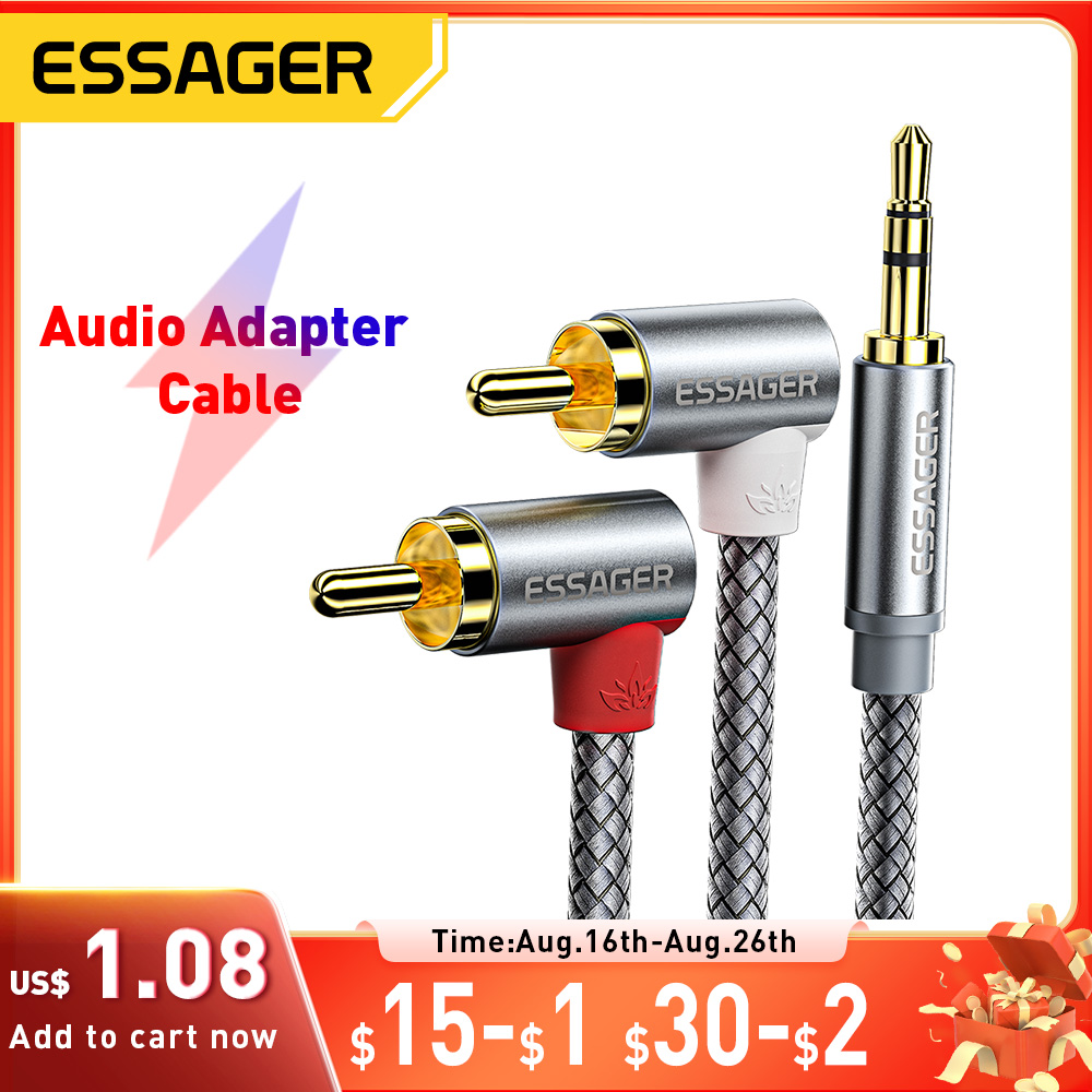 Home Improvement Dvd - Essager 90 ° Ângulo rca cabo
