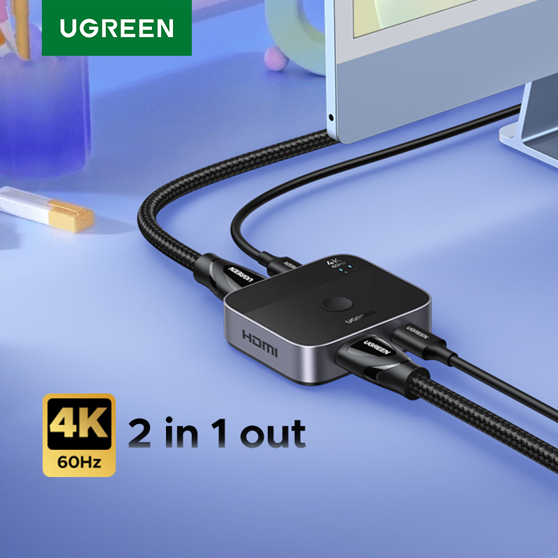 UGREEN HDMI USB C Switch 2 Ent - Home Improvement Dvd avaliação e preço